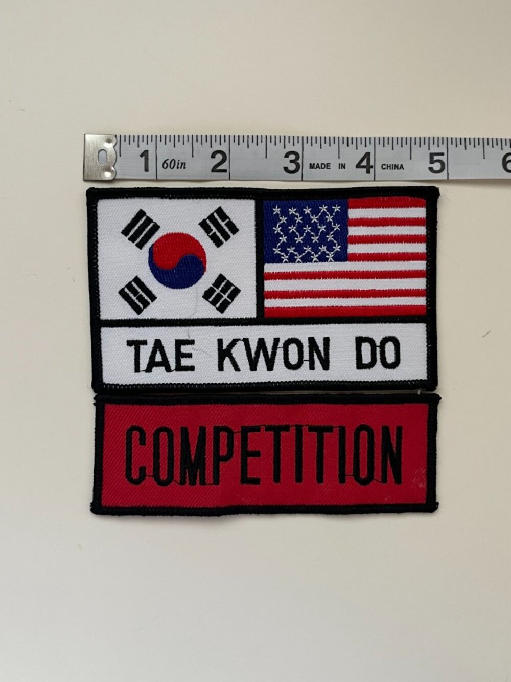 Vintage Taekwondo Badges TKD Martial Arts sporty uniform 90s olympics USA (5ct) - Picture 12 of 15